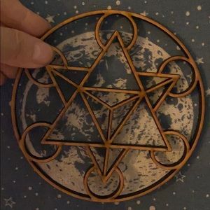 Merkaba crystal grid intention of Sacred Geometry